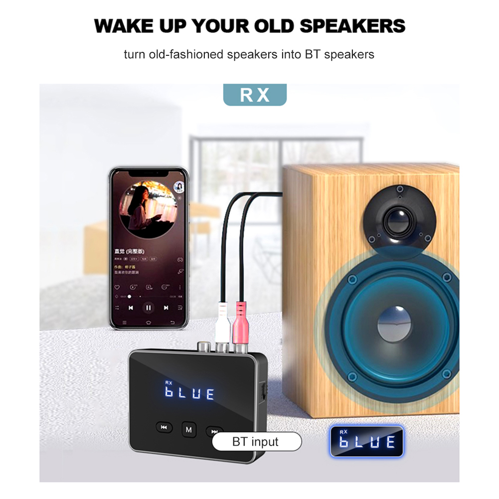 Bluetooth Adapter Receiver - Émetteur-récepteur BT 5.4 avec RCA 3.5mm