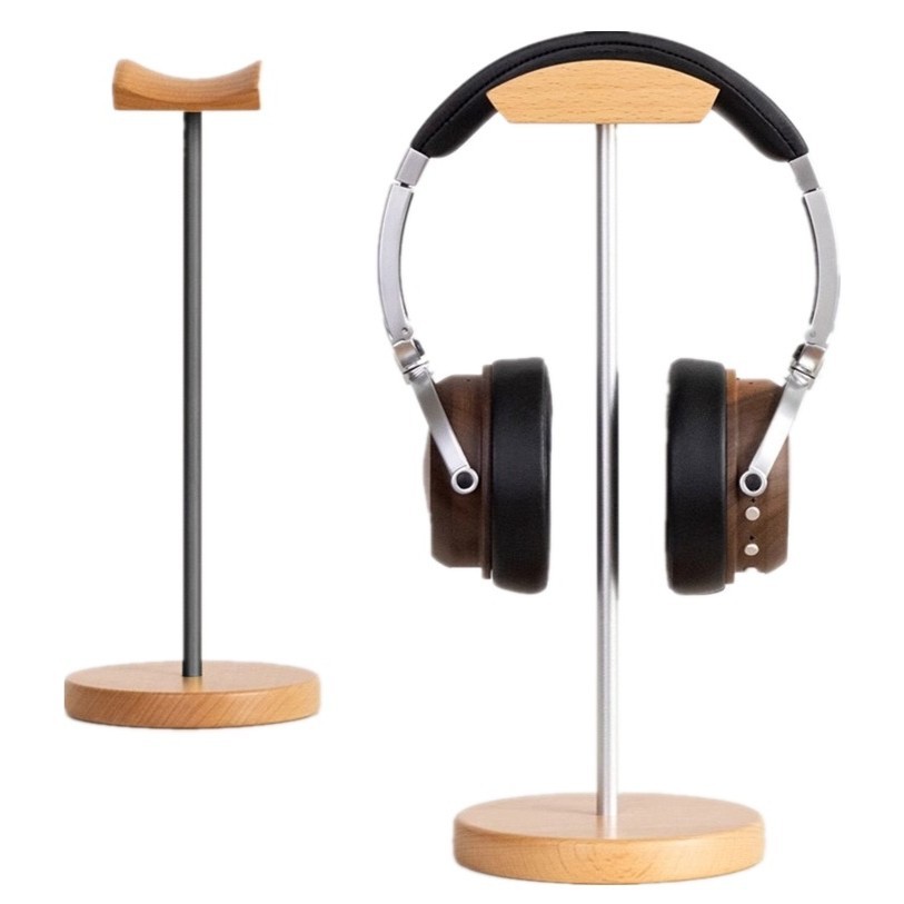 Headphone Stand Desk - Support pour casque en bois de
