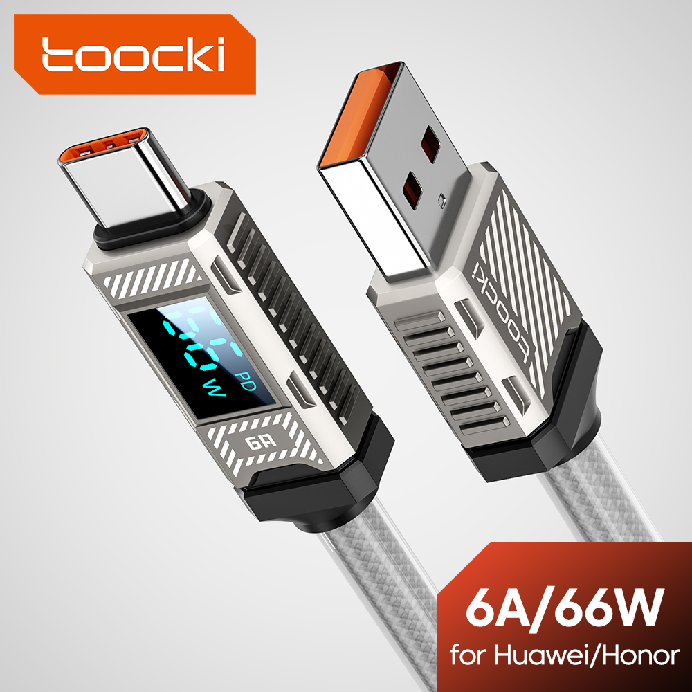 Usb C Earphone - Toocki PD 66W USB C câble