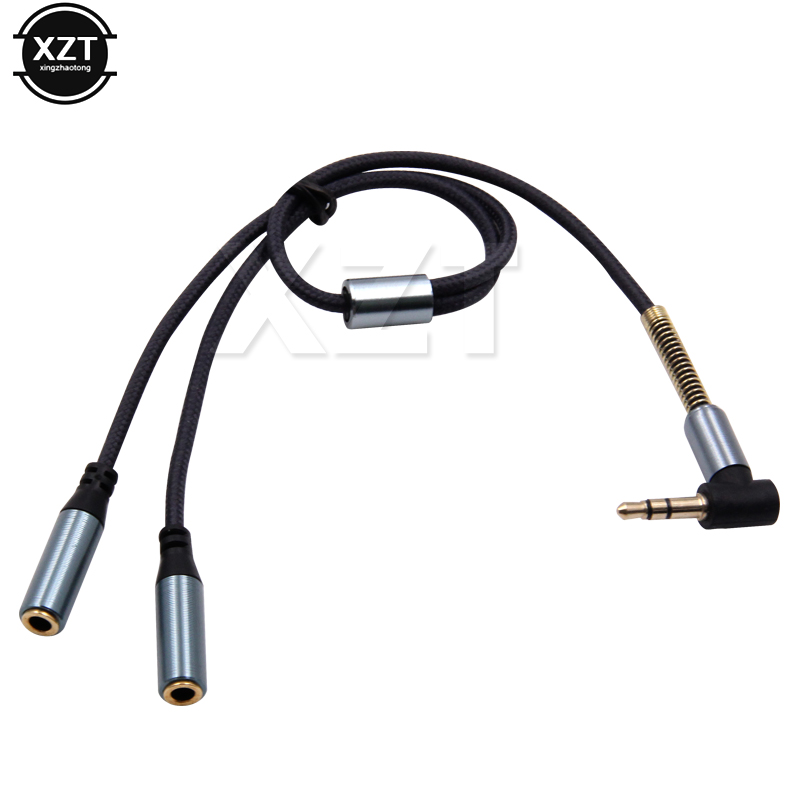 Earphone Splitter Jack - Adaptateur de câble séparateur Audio Aux