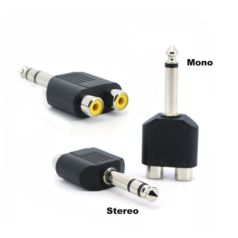 Audio Splitter Y - Connecteur de haut-parleur 6,35 mm 6,5