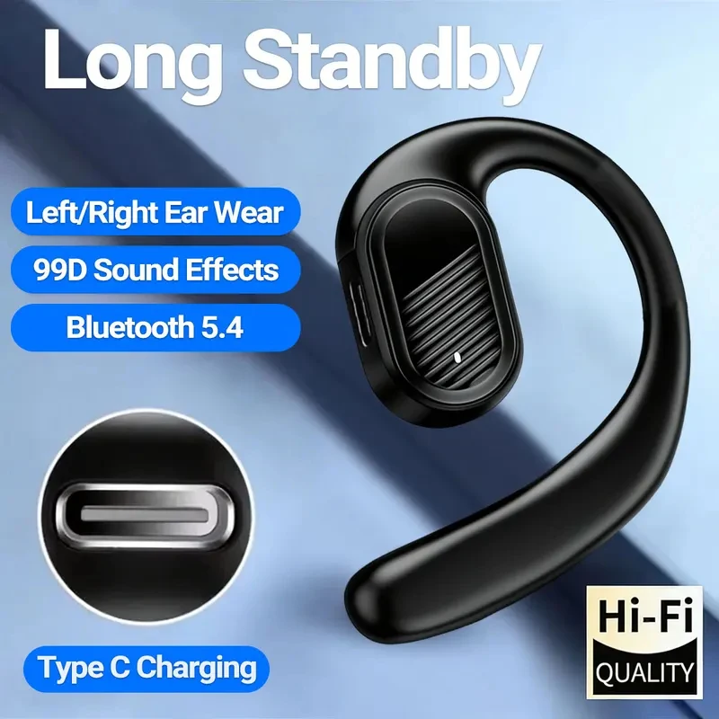 Bluetooth Headset On Ear - Écouteurs sans fil Bluetooth 5.4, universels,