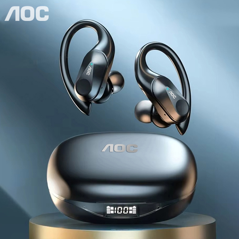 Wired Earphone Mic - Casque de sport sans fil AOC