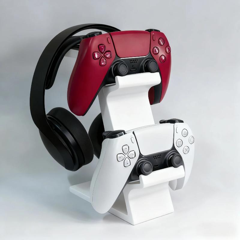 Headphone Stand Desk - ● Support de contrôleur 3 en