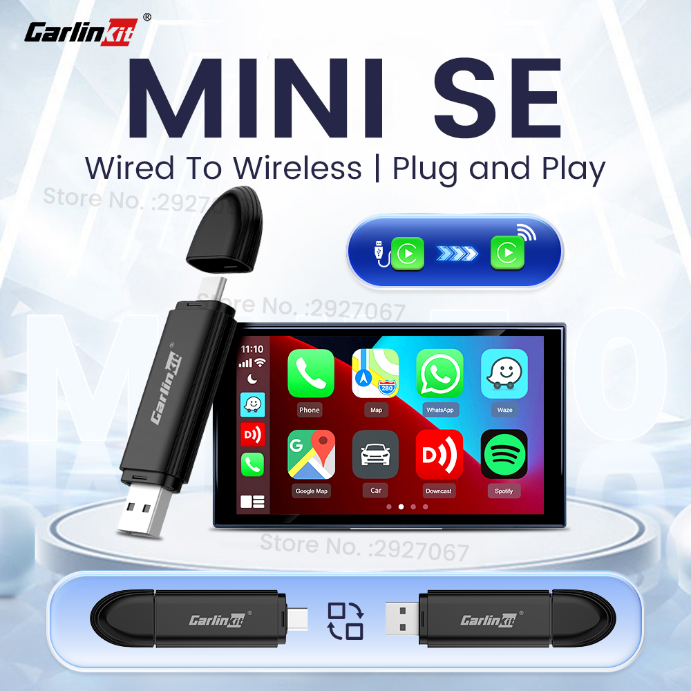 Bluetooth Adapter Receiver - CarlinKit MINI 5.0 Pro adaptateur CarPlay