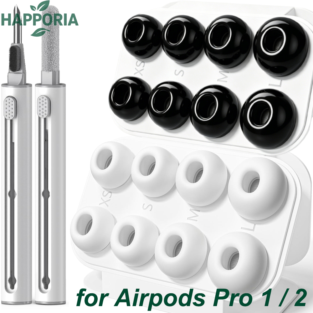 Silicone Ear Tip Replacement - HAPPORIA Embouts en Silicone Liquide pour