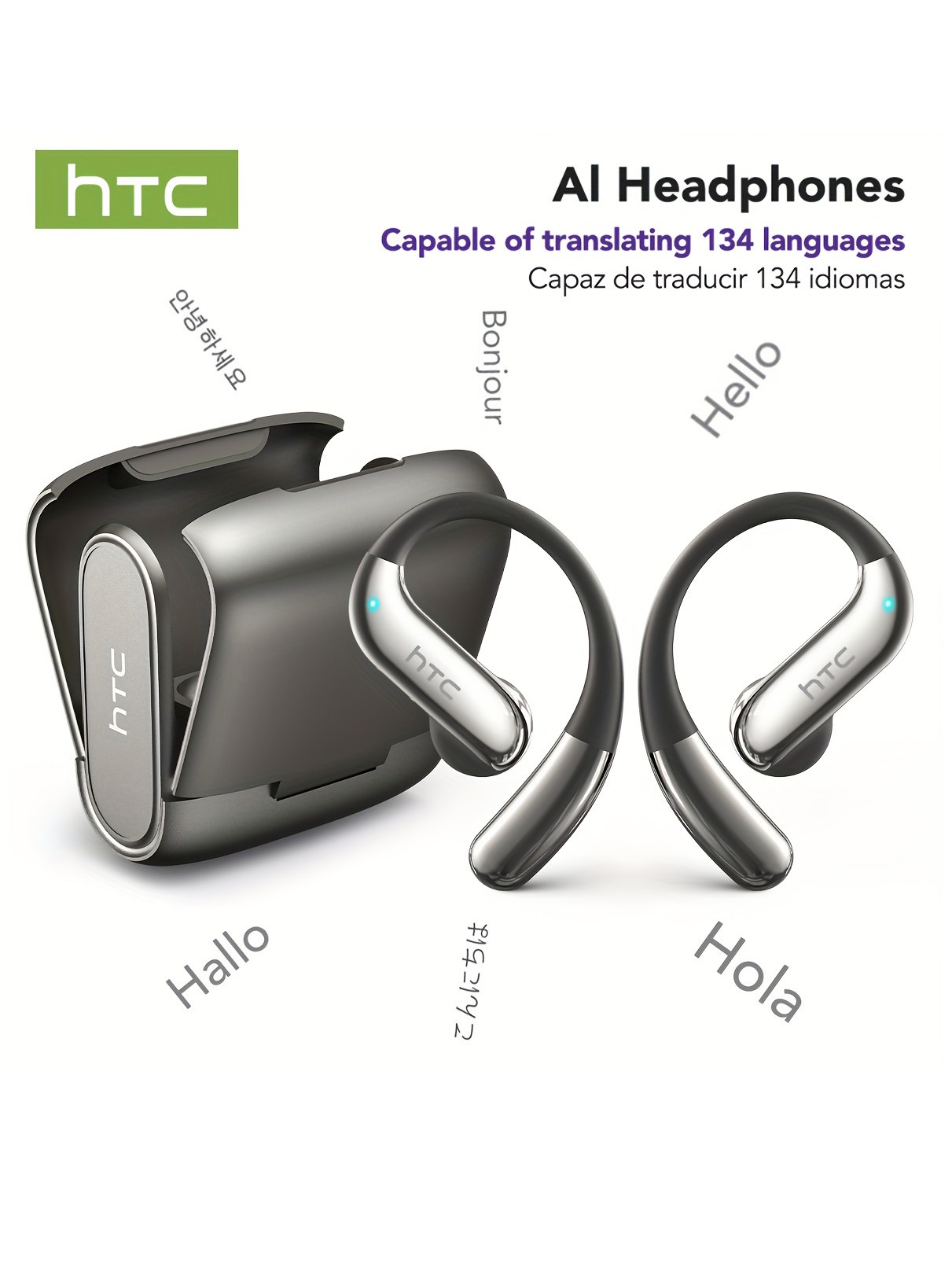 Earbuds Charging Case - Écouteurs Bluetooth à oreille ouverte HTC