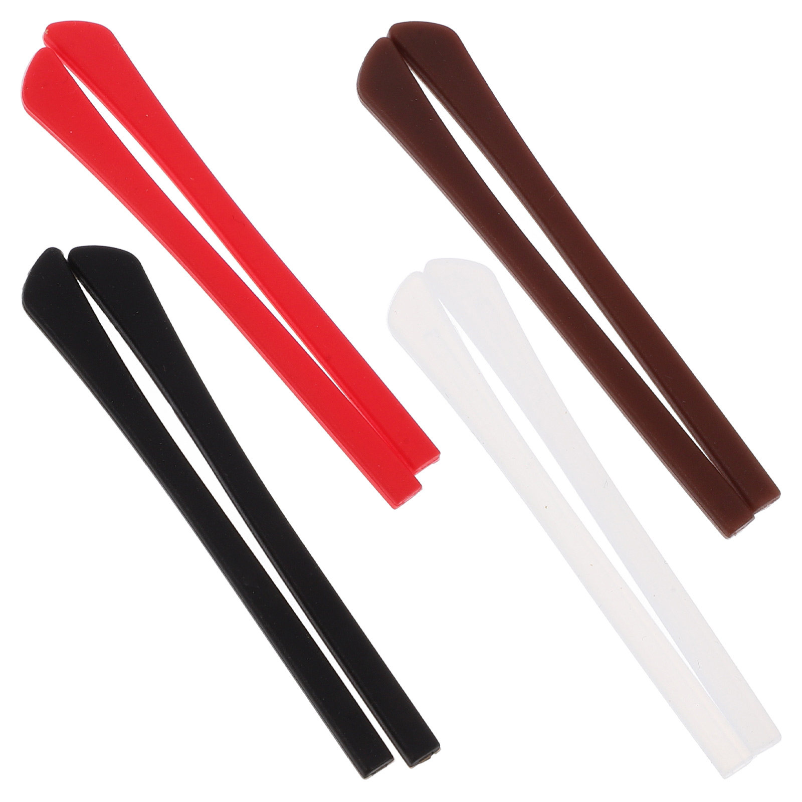 Silicone Ear Tip Replacement - 8 paires d'embouts de branches de