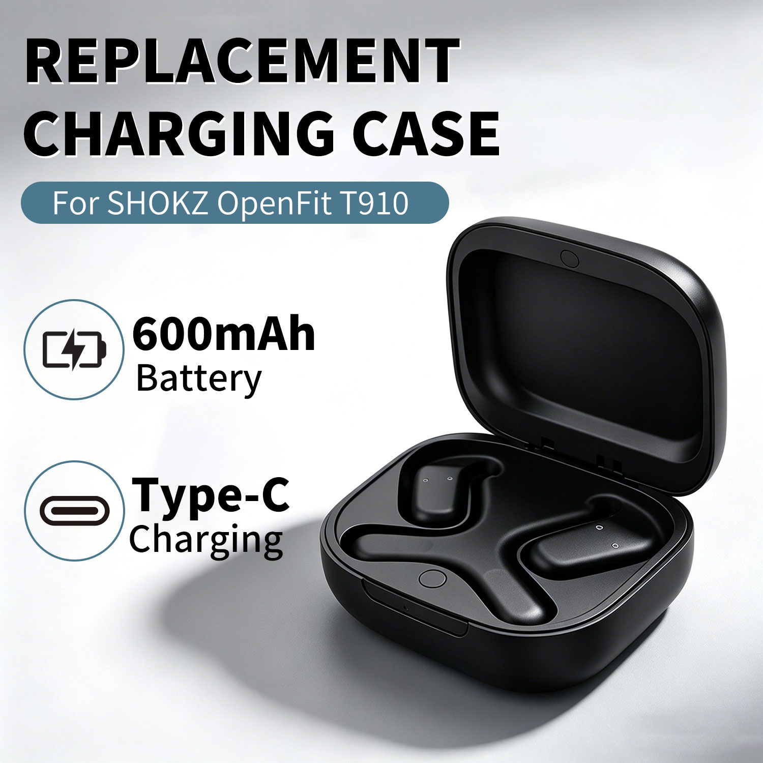 Earbuds Charging Case - Étui de chargement de remplacement pour