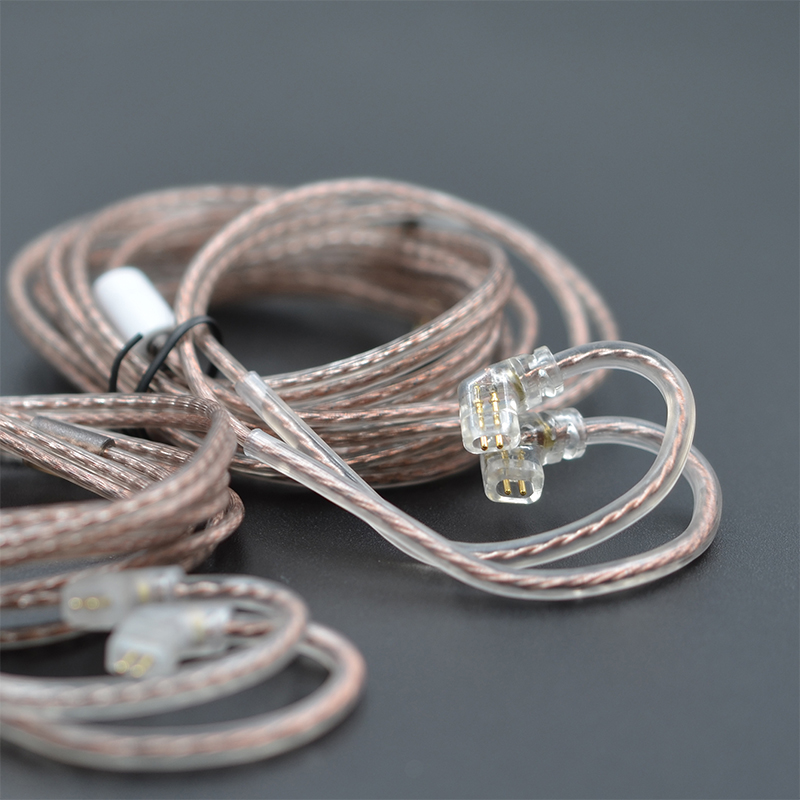 Wired Earphone Mic - Câble d'écouteurs KZ original, fil de