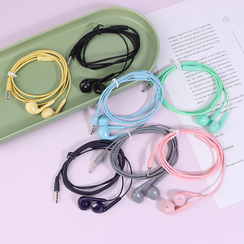Wired Earphone Mic - U19-Écouteurs Filaires à Surface Lisse Super