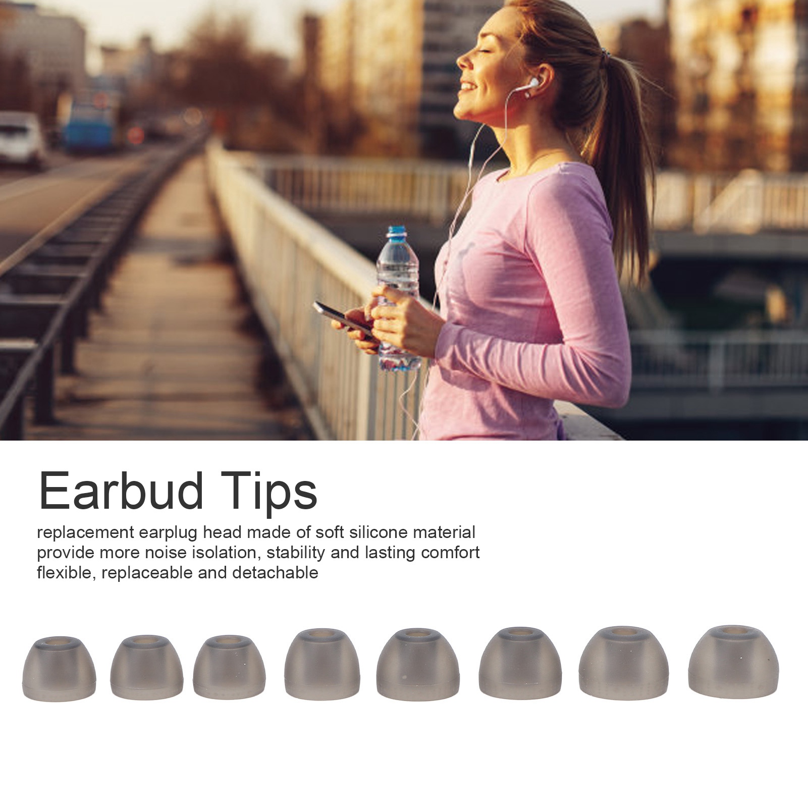 Silicone Ear Tip Replacement - Embouts d'oreille en silicone de remplacement,