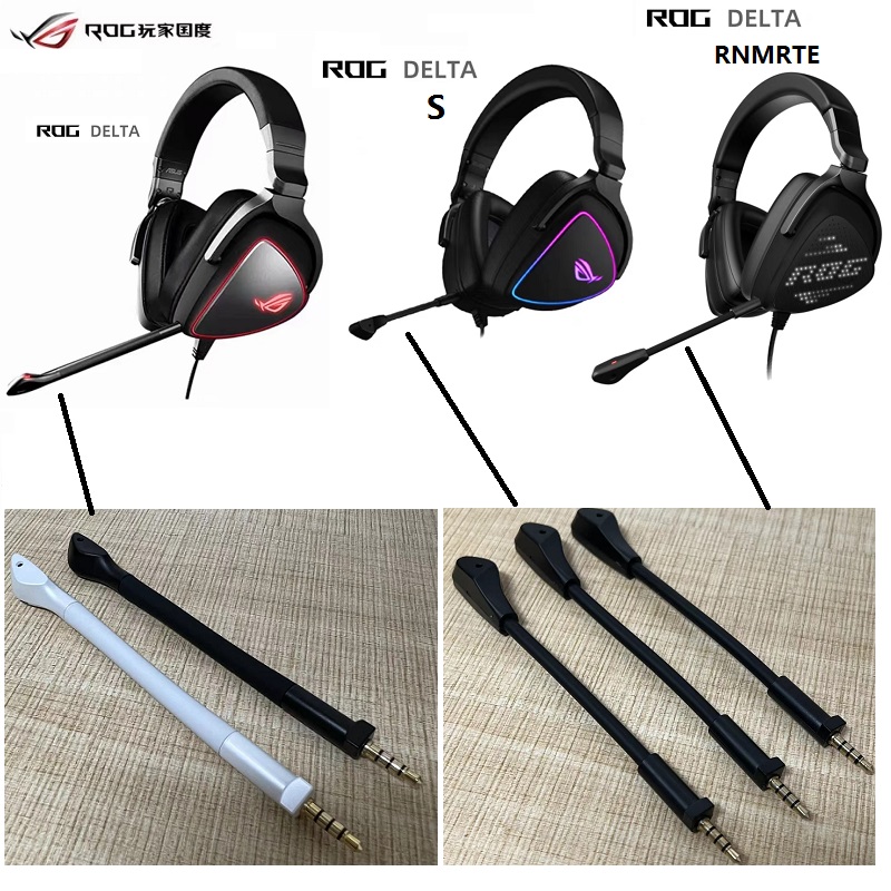 Gaming Headset Rgb - Microphones d'origine pour ASUS ROG Delta
