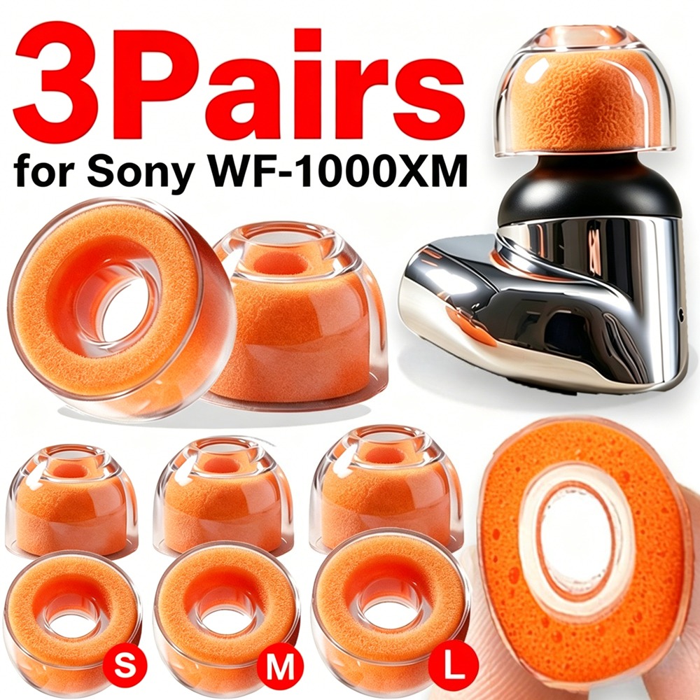 Earphone Foam Tip - 1 à 3 paires d'embouts d'écouteurs