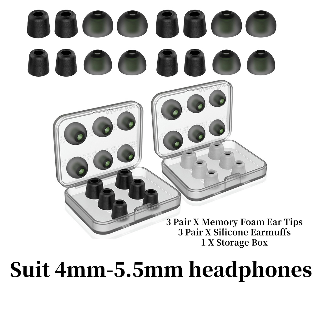 Earphone Foam Tip - Embouts d'oreille en mousse à mémoire