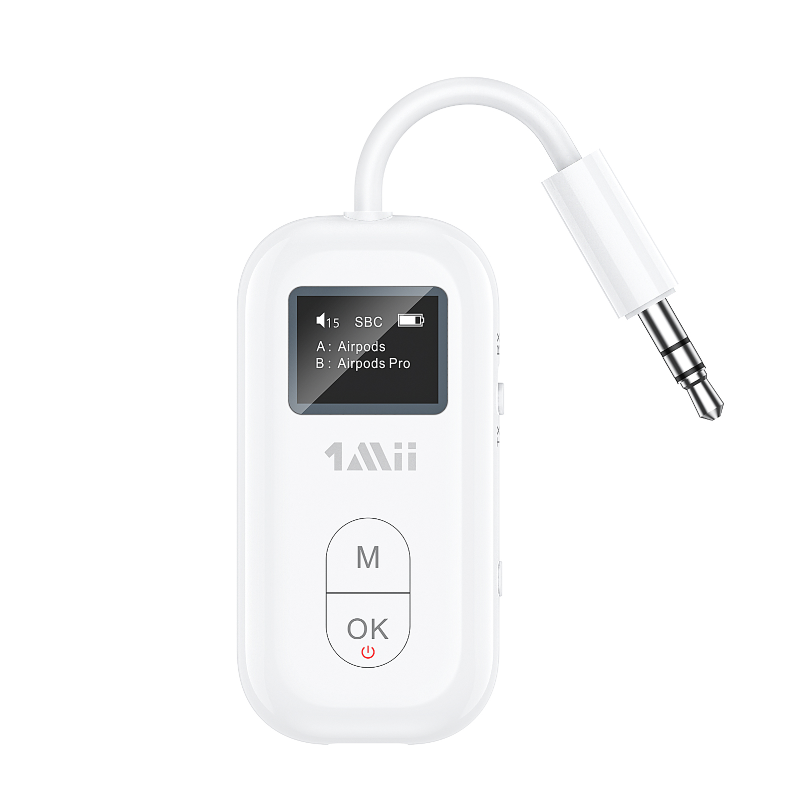 Bluetooth Adapter Receiver - Adaptateur Bluetooth 3,5 mm 1Mii Airplane