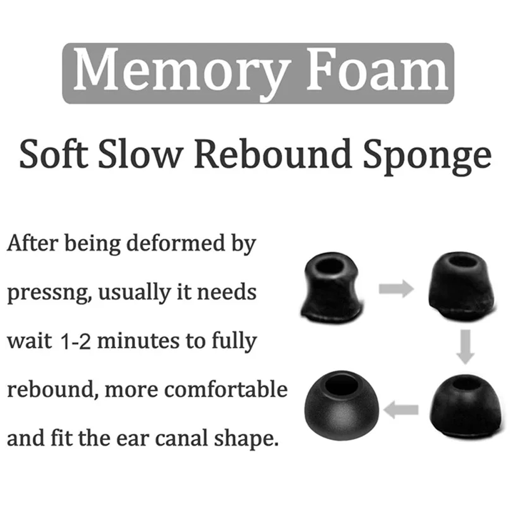 Embouts en mousse à mémoire de - Earphone Foam Tip avis et prix