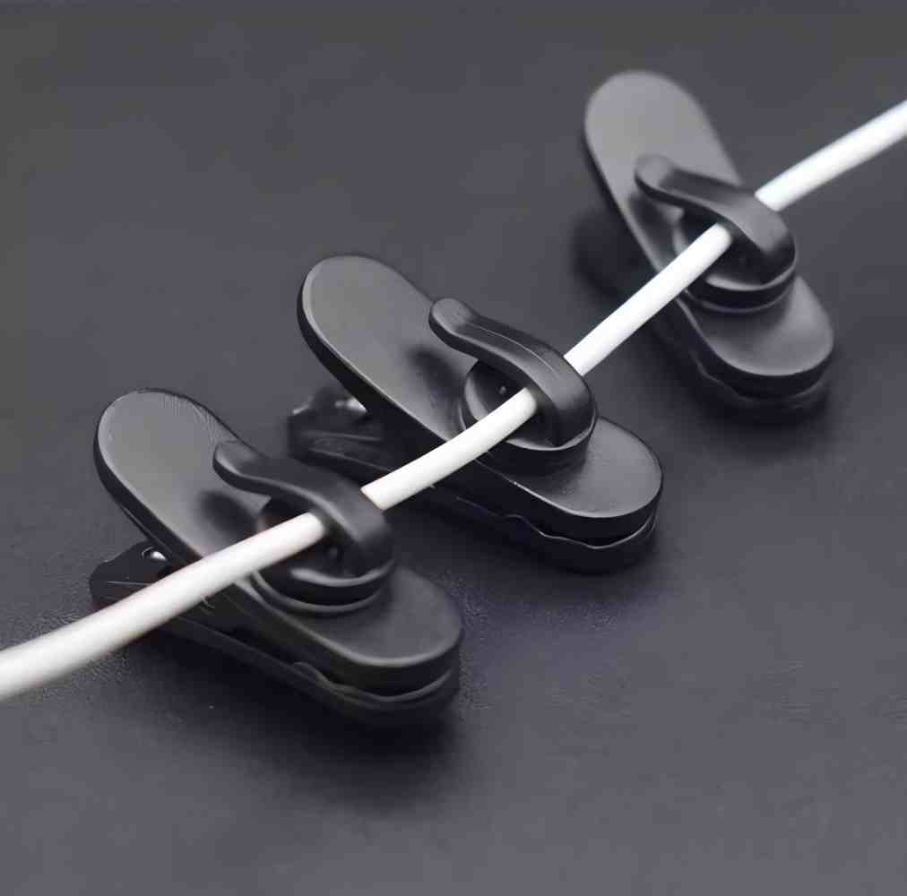Clips rotatifs pour câbles d'é - Headphone Stand Desk avis et prix