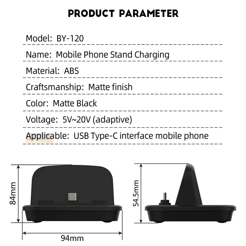 Support de charge sans fil 120 - Usb C Earphone avis et prix