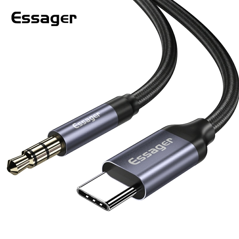 Essager-Adaptateur USB C vers  - Earphone Splitter Jack avis et prix