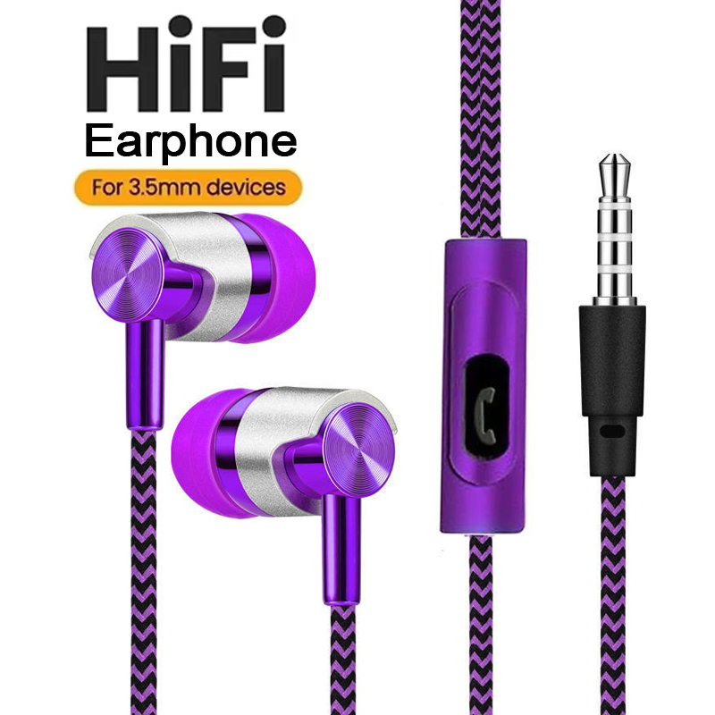 Écouteurs filaires 3,5 mm avec - Wired Earphone Mic avis et prix