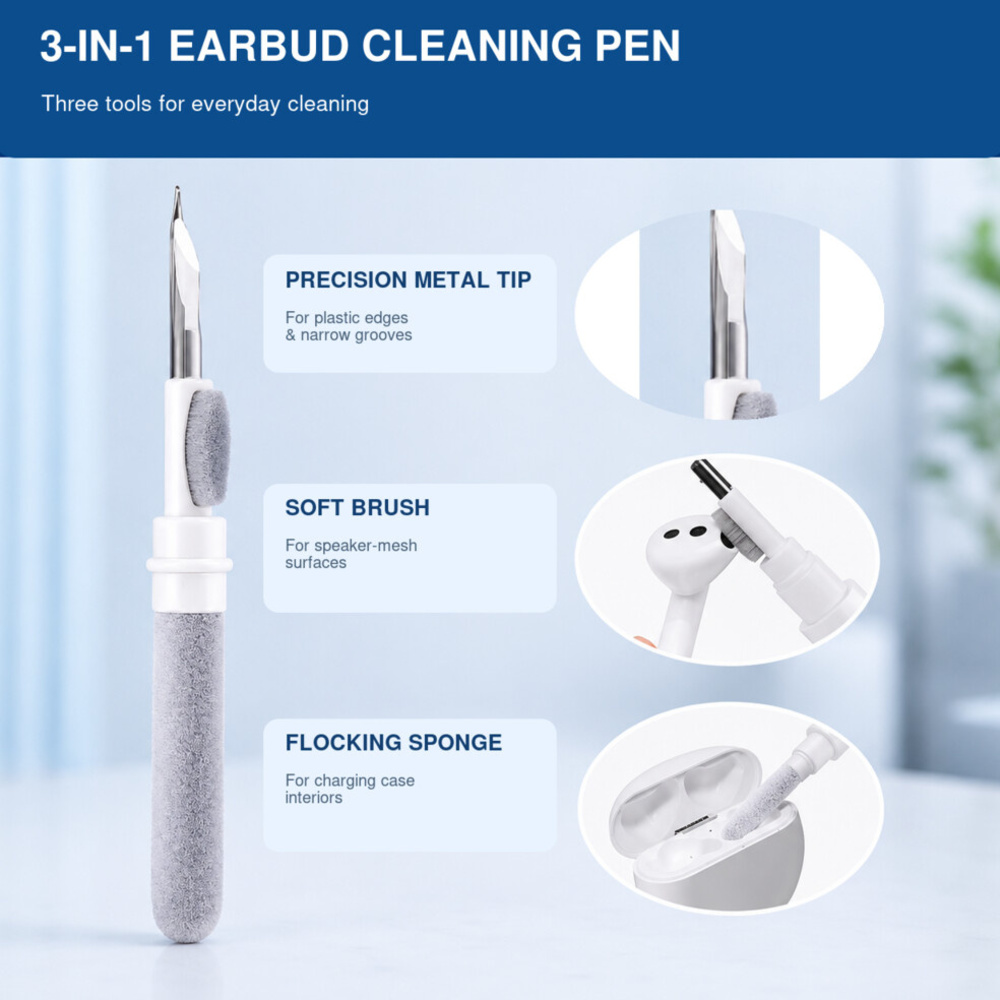 Stylo de nettoyage 3-en-1 pour - Earbuds Charging Case avis et prix