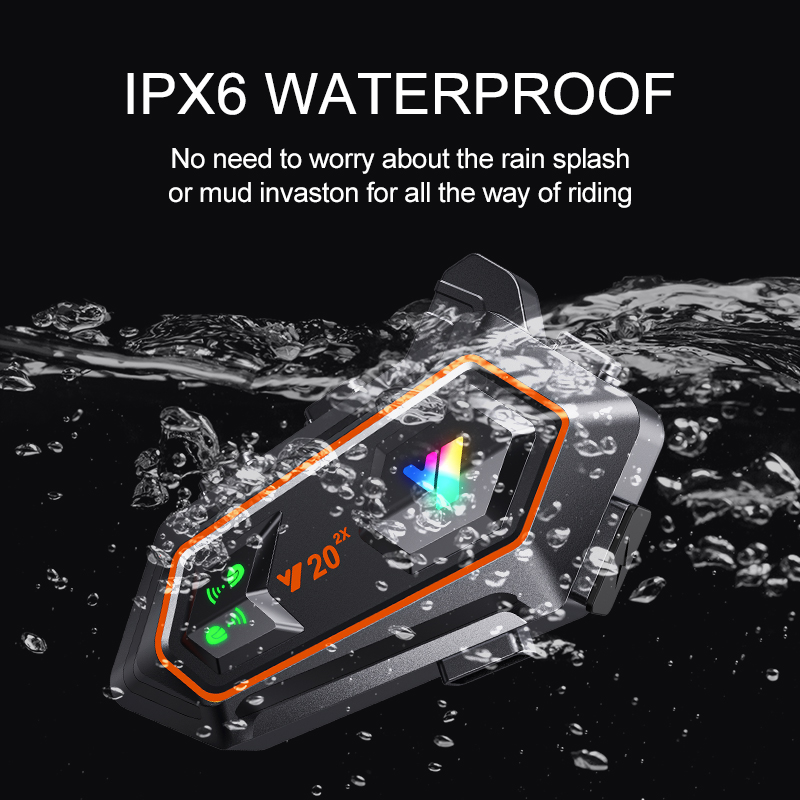 Y20 2X casque de moto interpho - Bluetooth Headset On Ear avis et prix