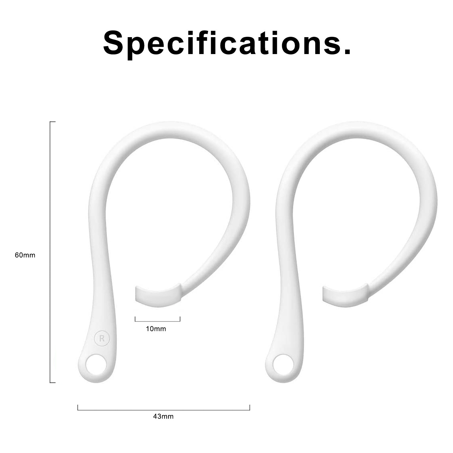 1 paire d'attaches d'oreille a - Sports Earphone Hook avis et prix