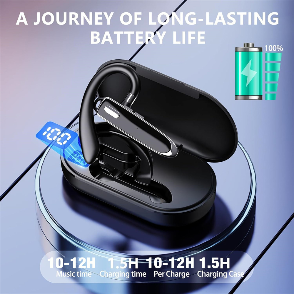 Casque Bluetooth sans fil avec - Bluetooth Headset On Ear avis et prix