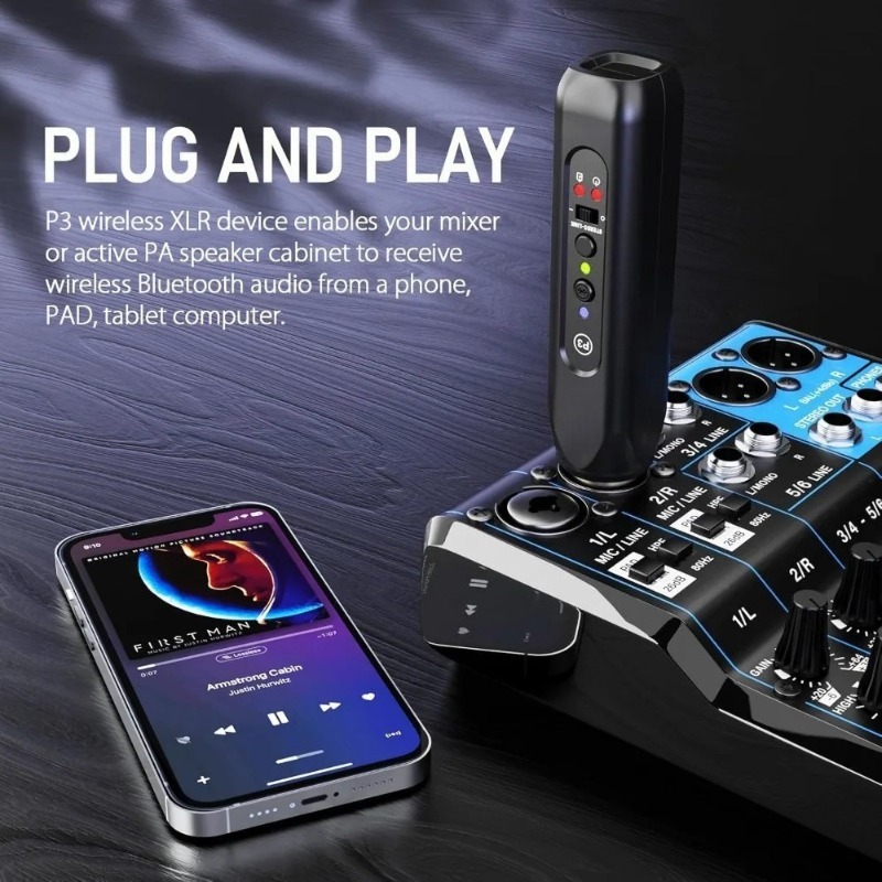 Récepteur Bluetooth XLR sans f - Bluetooth Adapter Receiver avis et prix