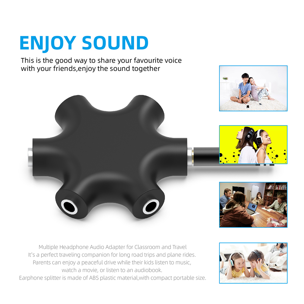 Adaptateur Répartiteur Audio J - Earphone Splitter Jack avis et prix