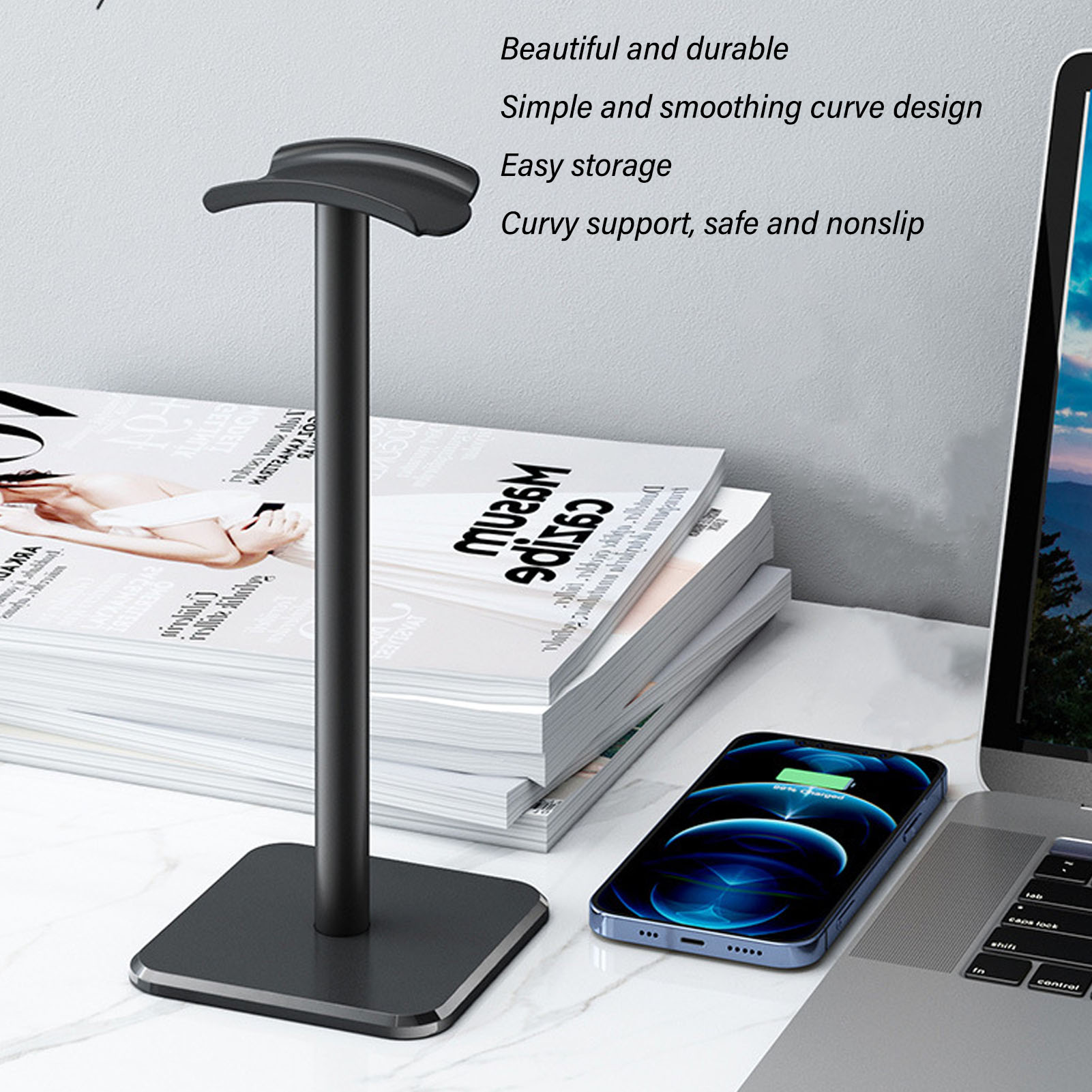 Support de téléphone pour saun - Headphone Stand Desk avis et prix
