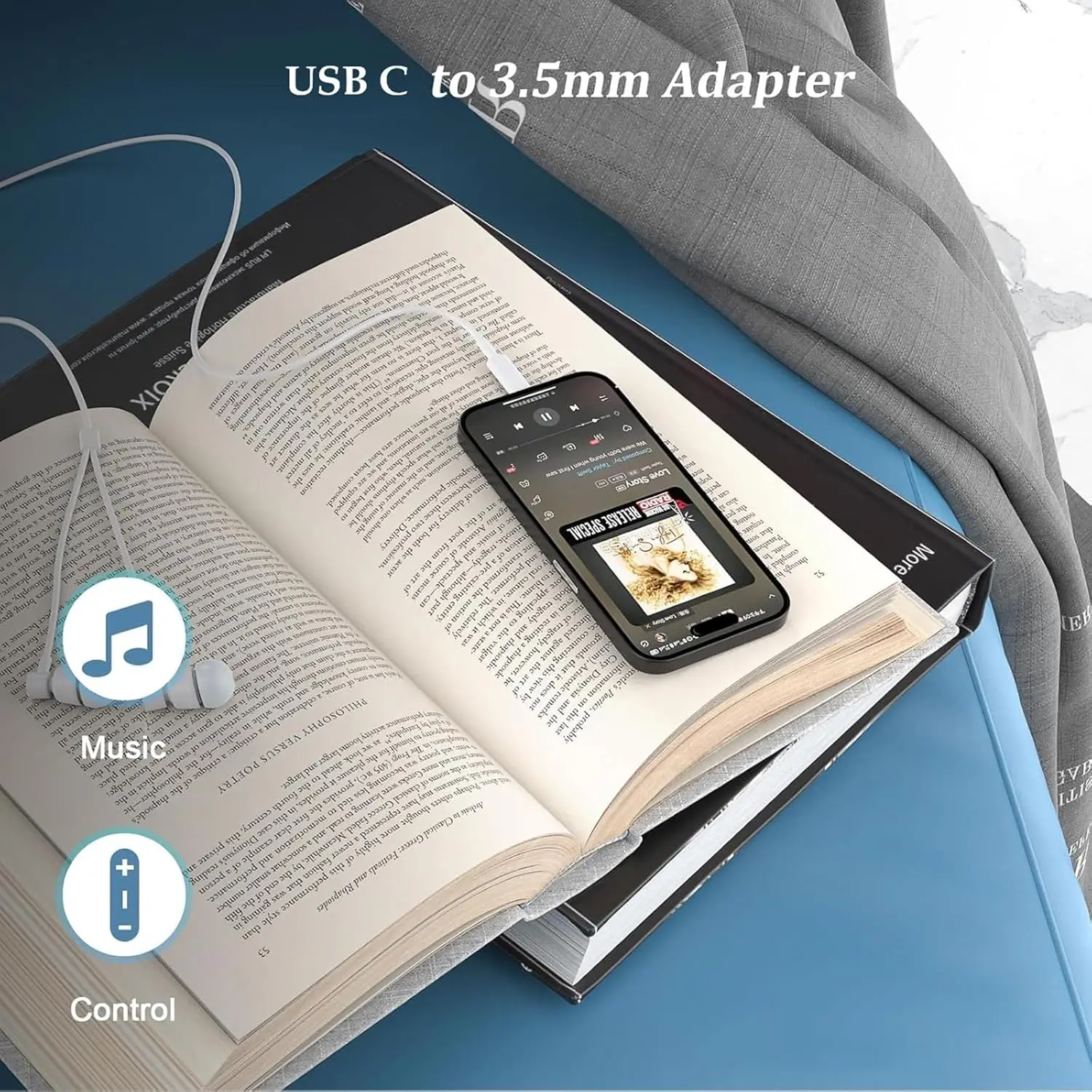 USB C to 3.5mm Earphone Adapte - Usb C Earphone avis et prix