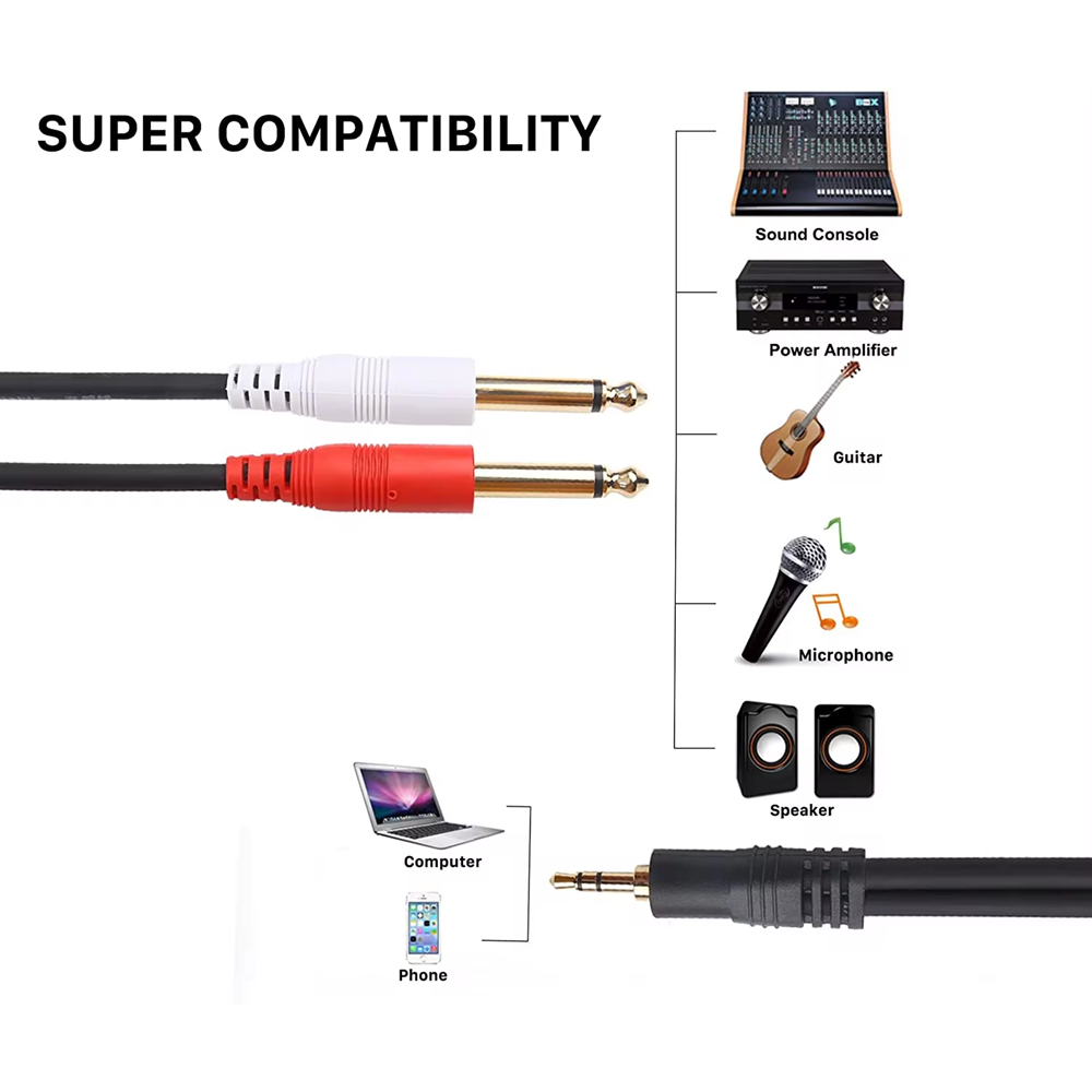Cordon de dérivation TRS à dou - Audio Splitter Y avis et prix