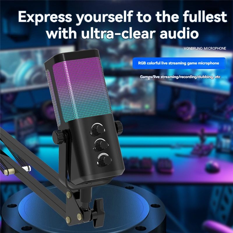Microphone de jeu ABZZ-RGB USB - Gaming Headset Rgb avis et prix